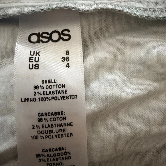 ASOS Maternity Gray Floral Waist Midi Dress Size 4 NWT - Picture 10 of 11